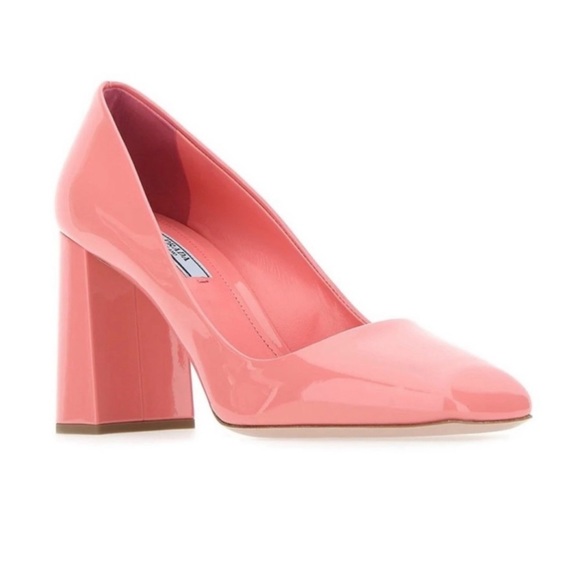 Prada pink Square Toe Clazature Donna Heels 40 - Picture 7 of 16